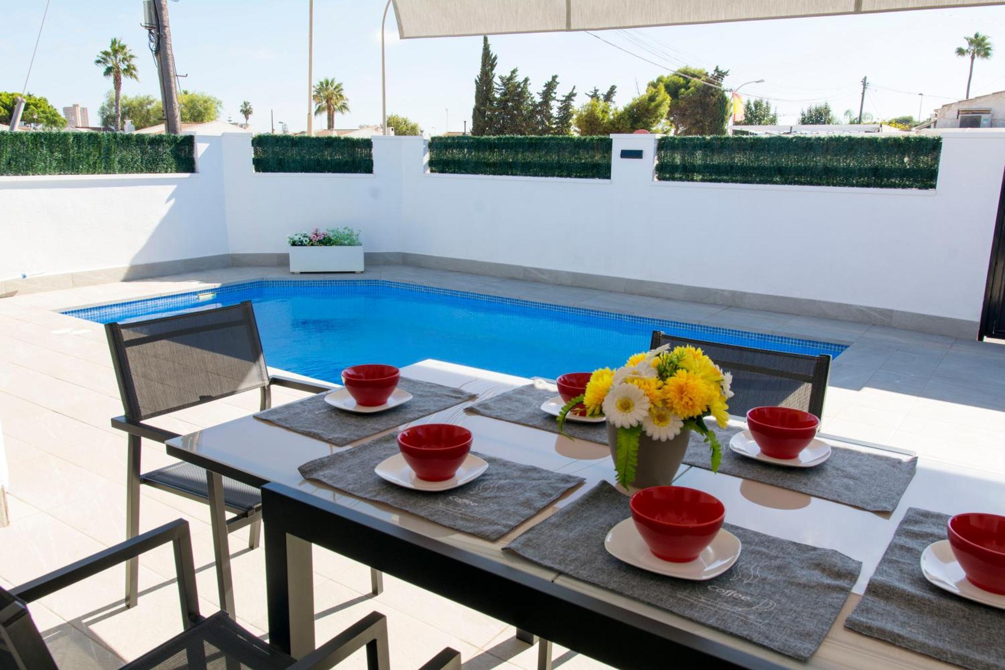 Casa Soleada Piscina Climatizada Y Privada Βίλα Santiago De La Ribera Εξωτερικό φωτογραφία